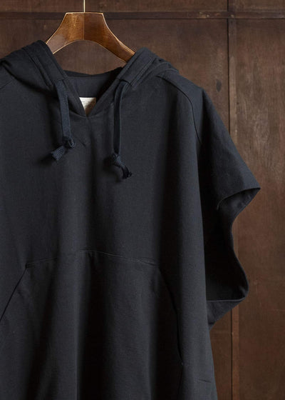 JAN-JAN VAN ESSCHE SWEAT#69 SLEEVELESS HOODIE WITH SIDE SPLITS & POUCH POCKET Org. Co Li Sweat | Summer