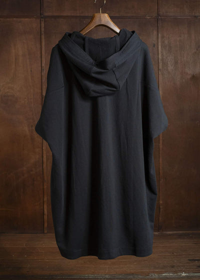JAN-JAN VAN ESSCHE SWEAT#69 SLEEVELESS HOODIE WITH SIDE SPLITS & POUCH POCKET Org. Co Li Sweat | Summer