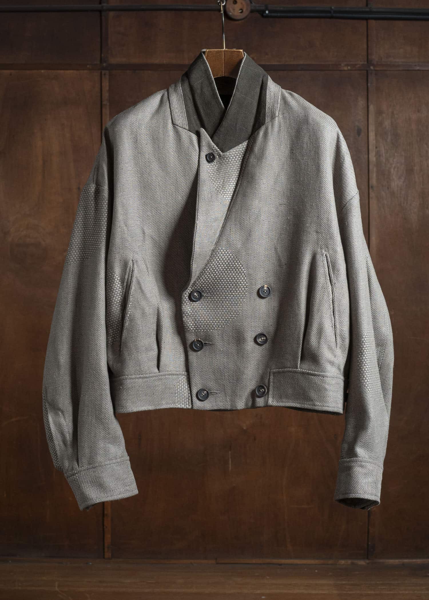 【名作】25SS Cropped Jacket Ziggy chen 名作】25SS Cropped Jacket Ziggy chen