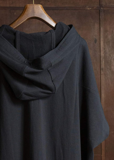 JAN-JAN VAN ESSCHE SWEAT#69 SLEEVELESS HOODIE WITH SIDE SPLITS & POUCH POCKET Org. Co Li Sweat | Summer