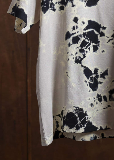 SUZUSAN Cotton Jersey Short Sleeve T-Shirt 2073C-010-Black - Grge