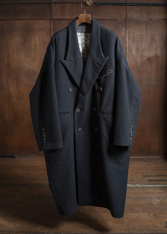 ZIGGY CHEN 0M2531112 DOUBLE-BREASTED OVERSIZE COAT 4