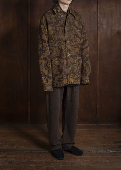 UMA WANG UM6556 JINN JKT uw246 - mustard/brown