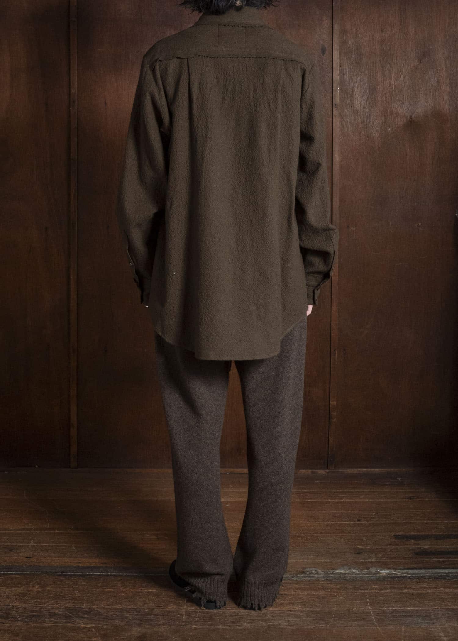 UMA WANG UM1502 TAB TOP uw430 - dark olive