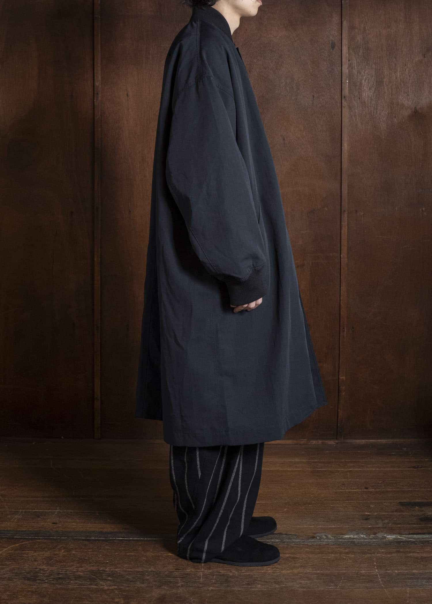 UMA WANG UM8511 CANE COAT uw033 - navy