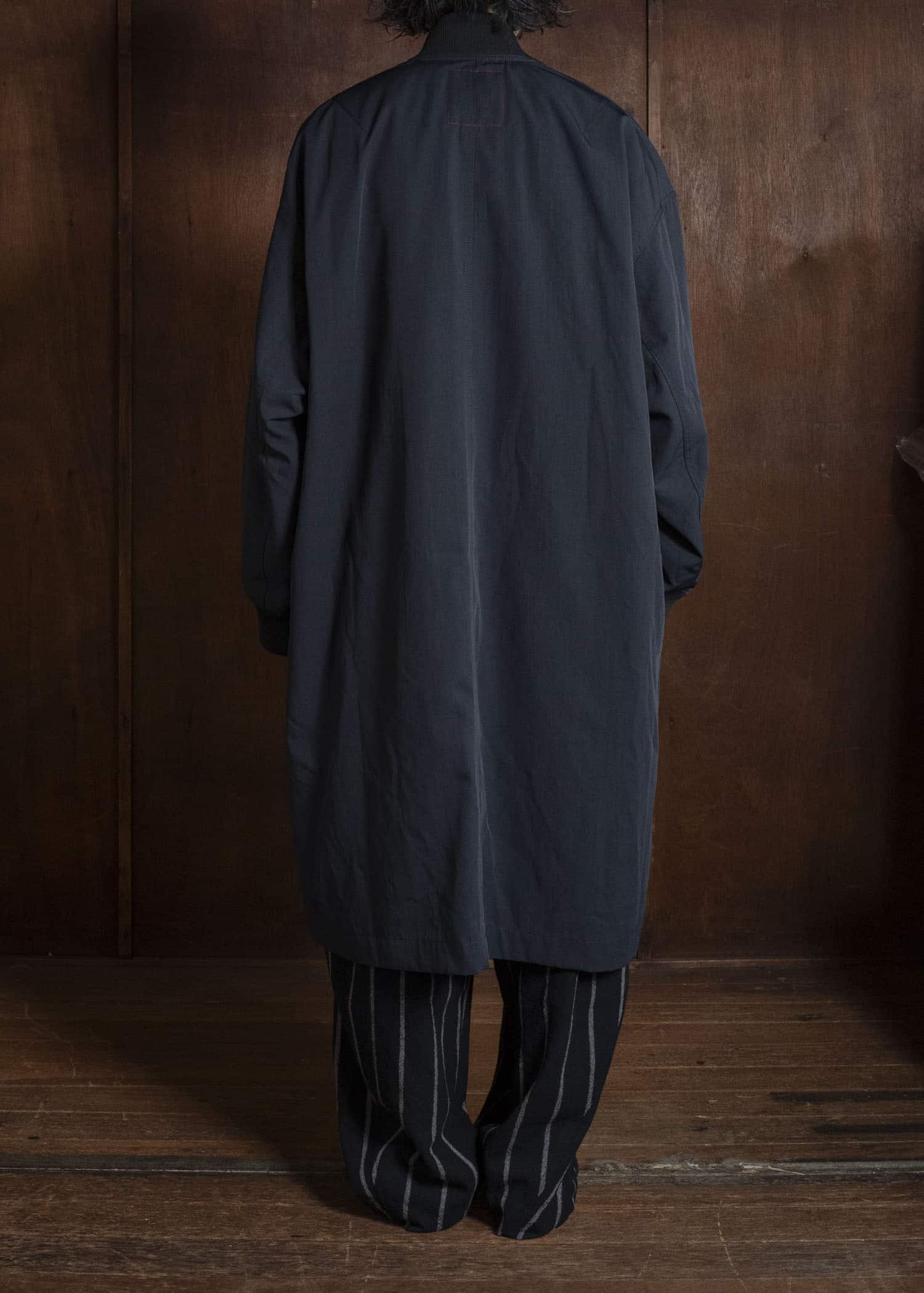 UMA WANG UM8511 CANE COAT uw033 - navy