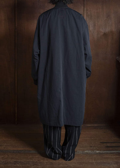UMA WANG UM8511 CANE COAT uw033 - navy