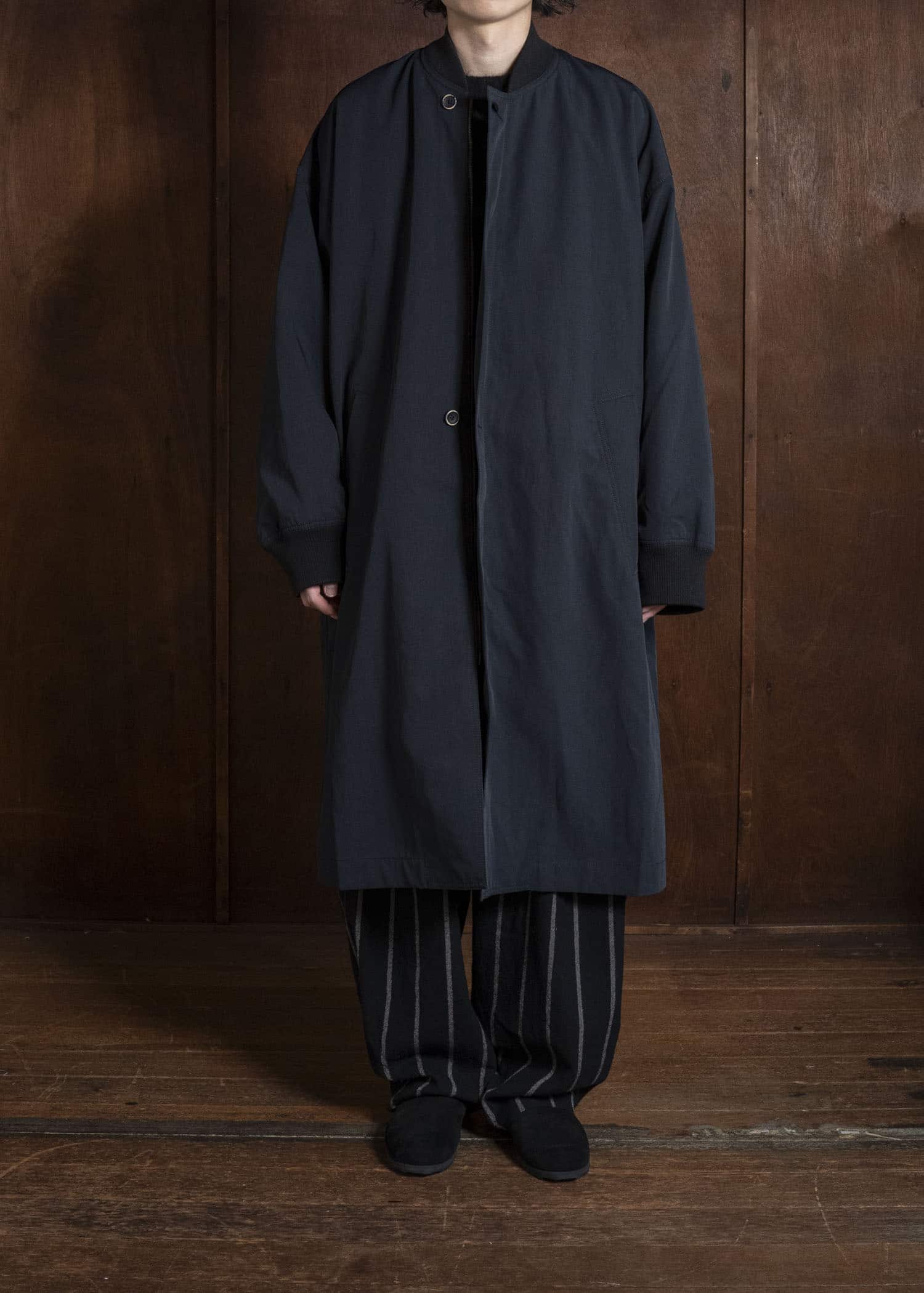 UMA WANG UM8511 CANE COAT uw033 - navy