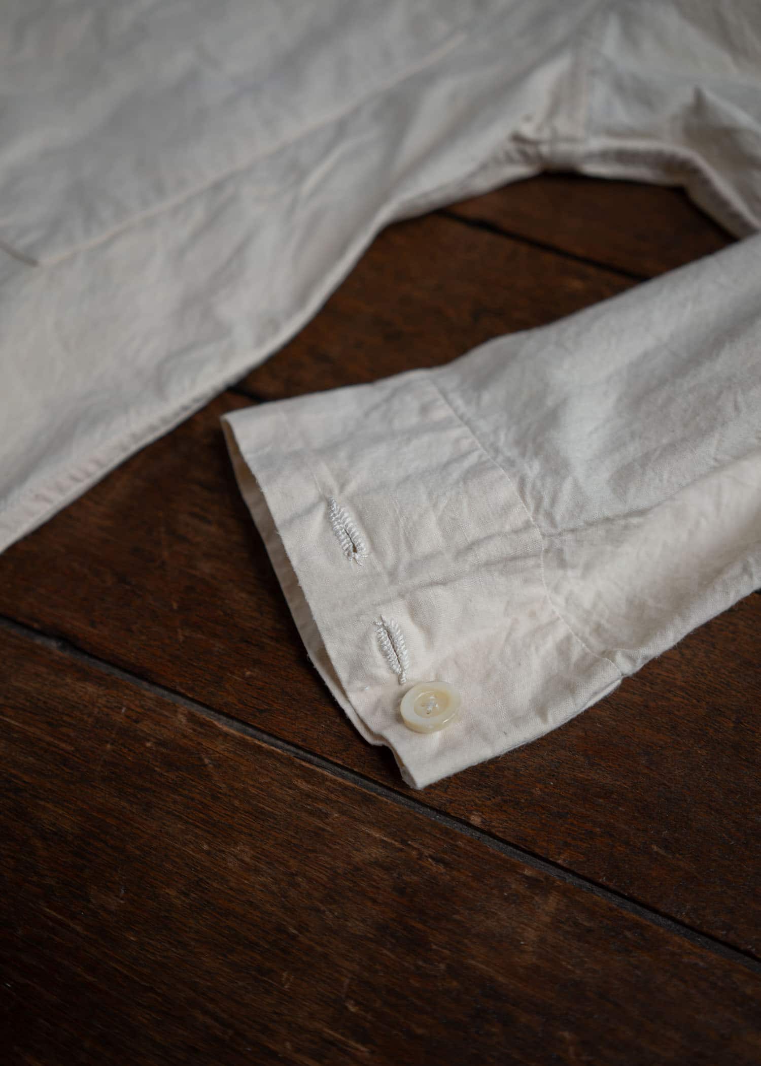 OLIVER CHURCH 3/4 Over Shirt Vintage/Antique Cotton/Linen