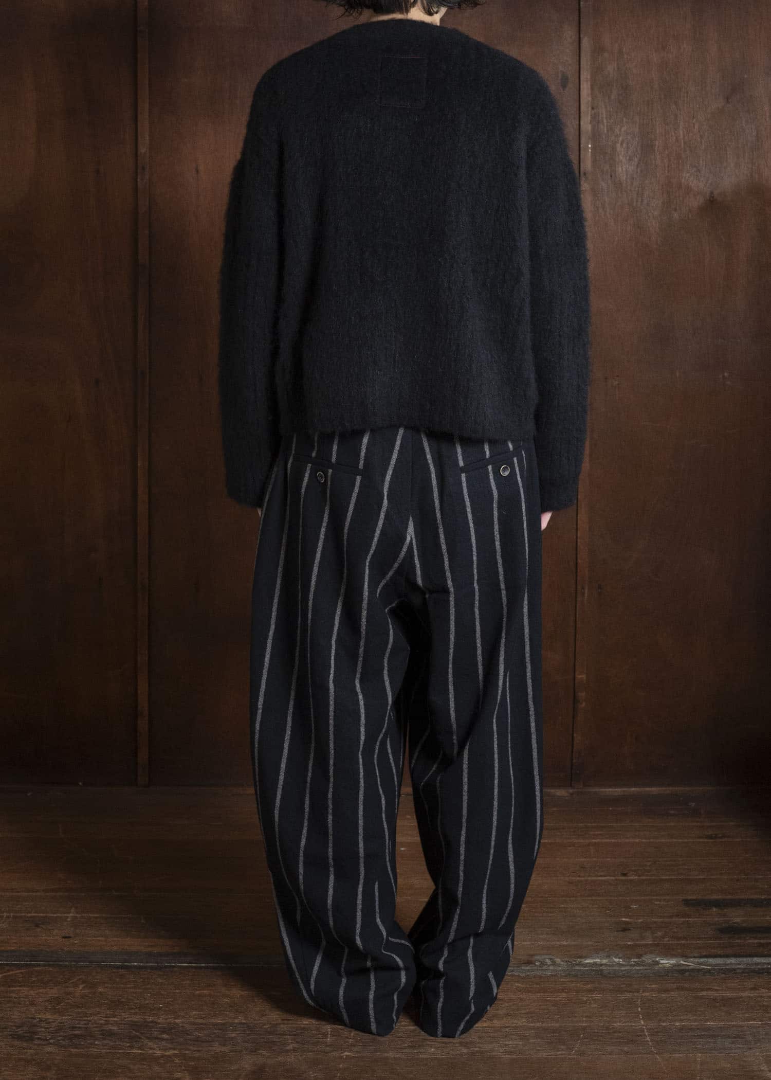 UMA WANG UM3522 PATINA PANTS uw098 - black/grey