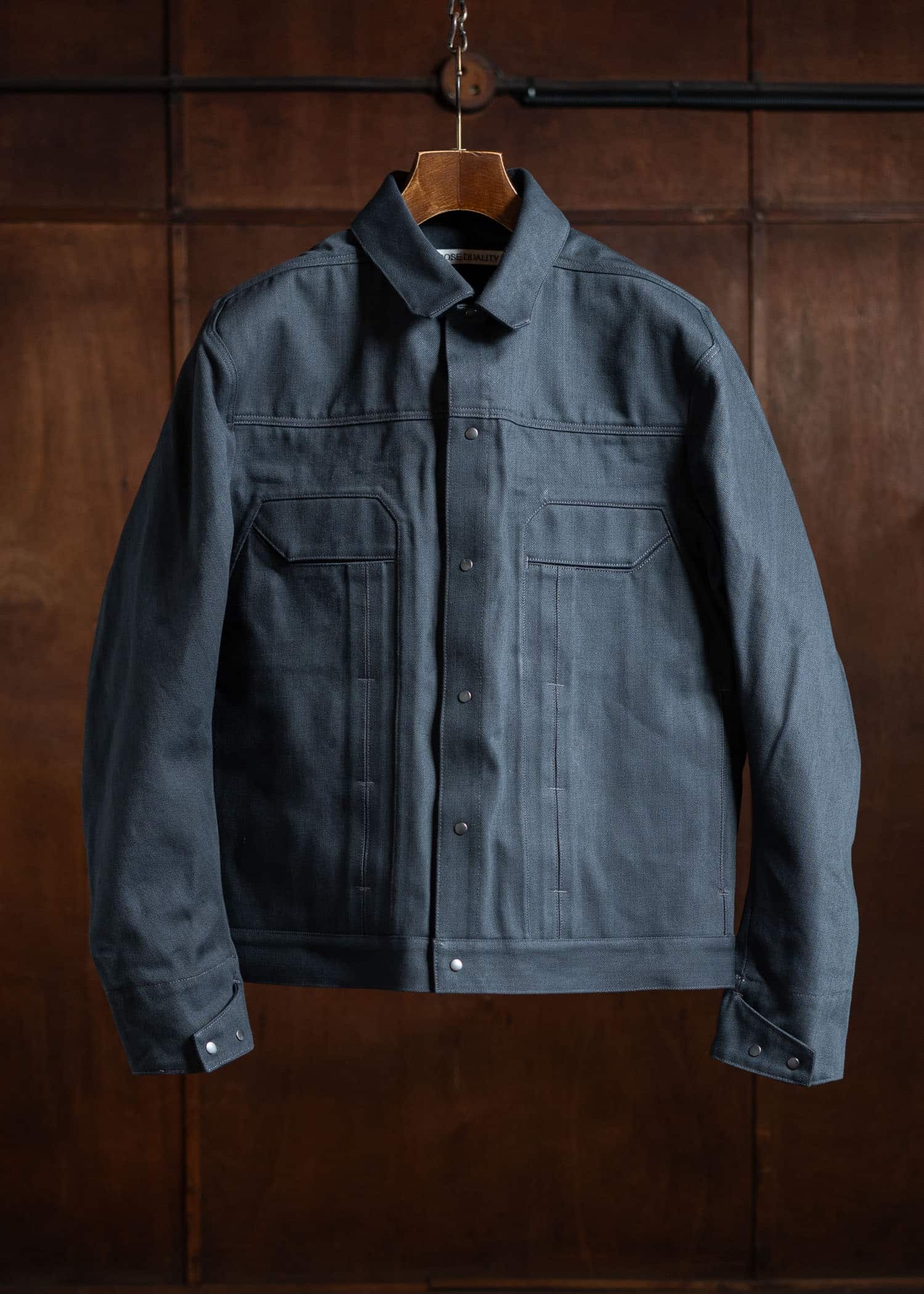 OPPOSE DUALITY 6Pocket Panel Denim Jacket 2Nd Dark Gray OD1001JKT-24AW