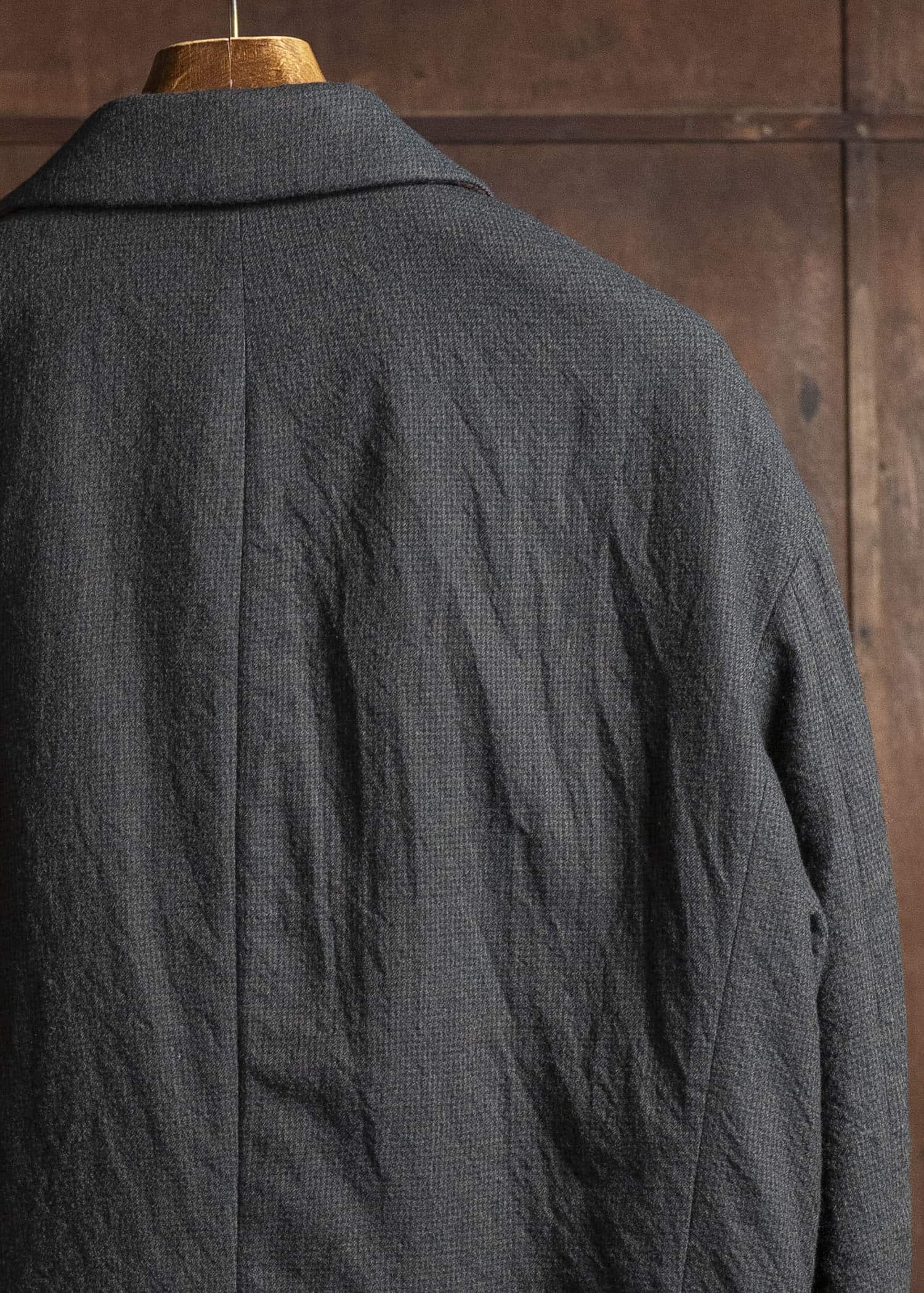 ZIGGY CHEN 0M2530931 GINGHAM THREE BUTTON BLAZER 55