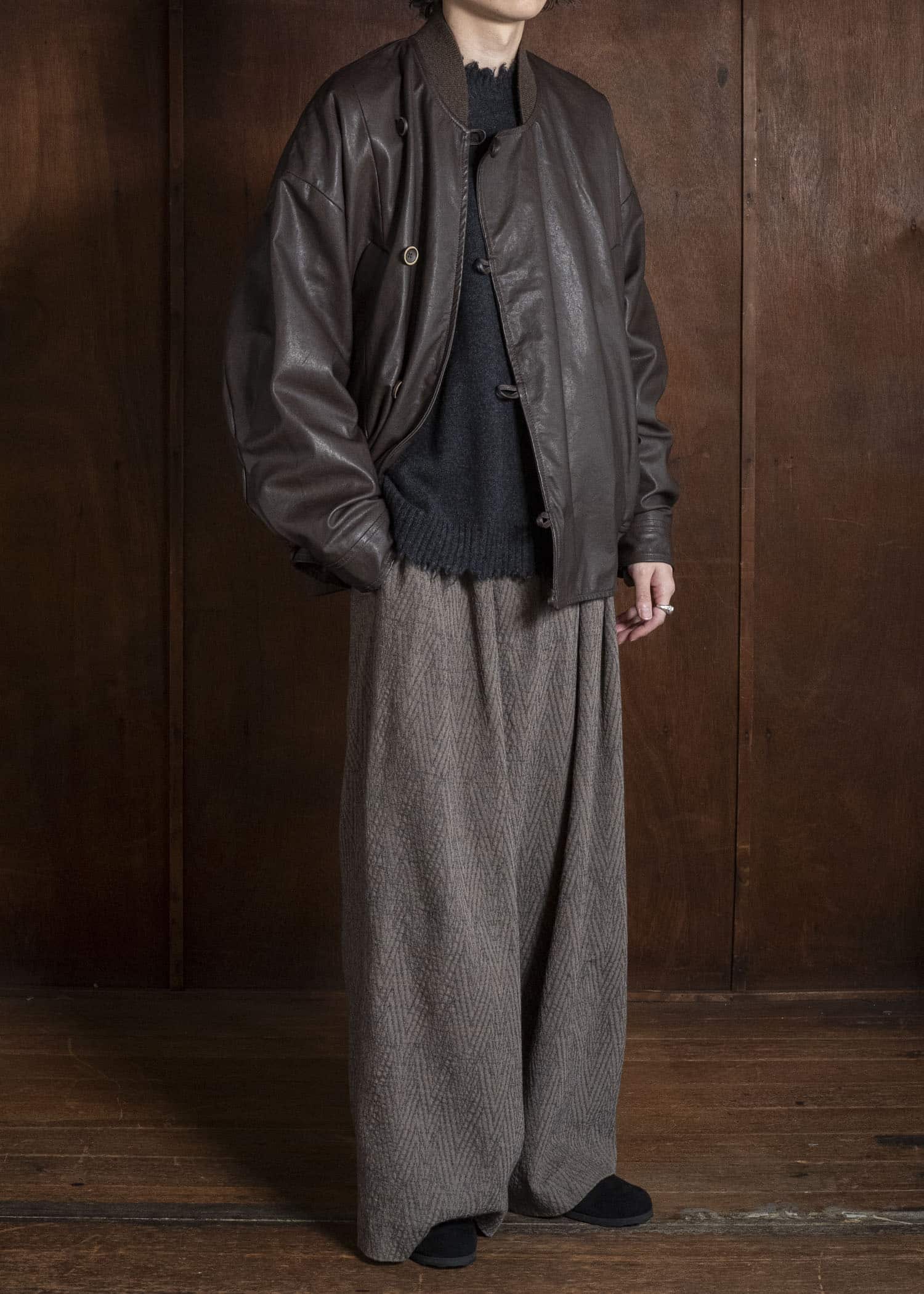 UMA WANG UM6563 JOVAN JKT uw600 - brown