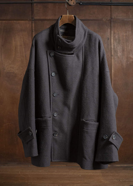 ZIGGY CHEN 0M2531109 STAND COLLAR SHORT COAT