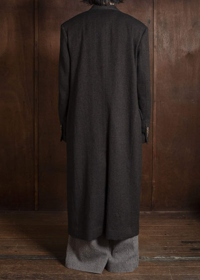 UMA WANG UM8522 CARLO COAT uw096 - black/brown