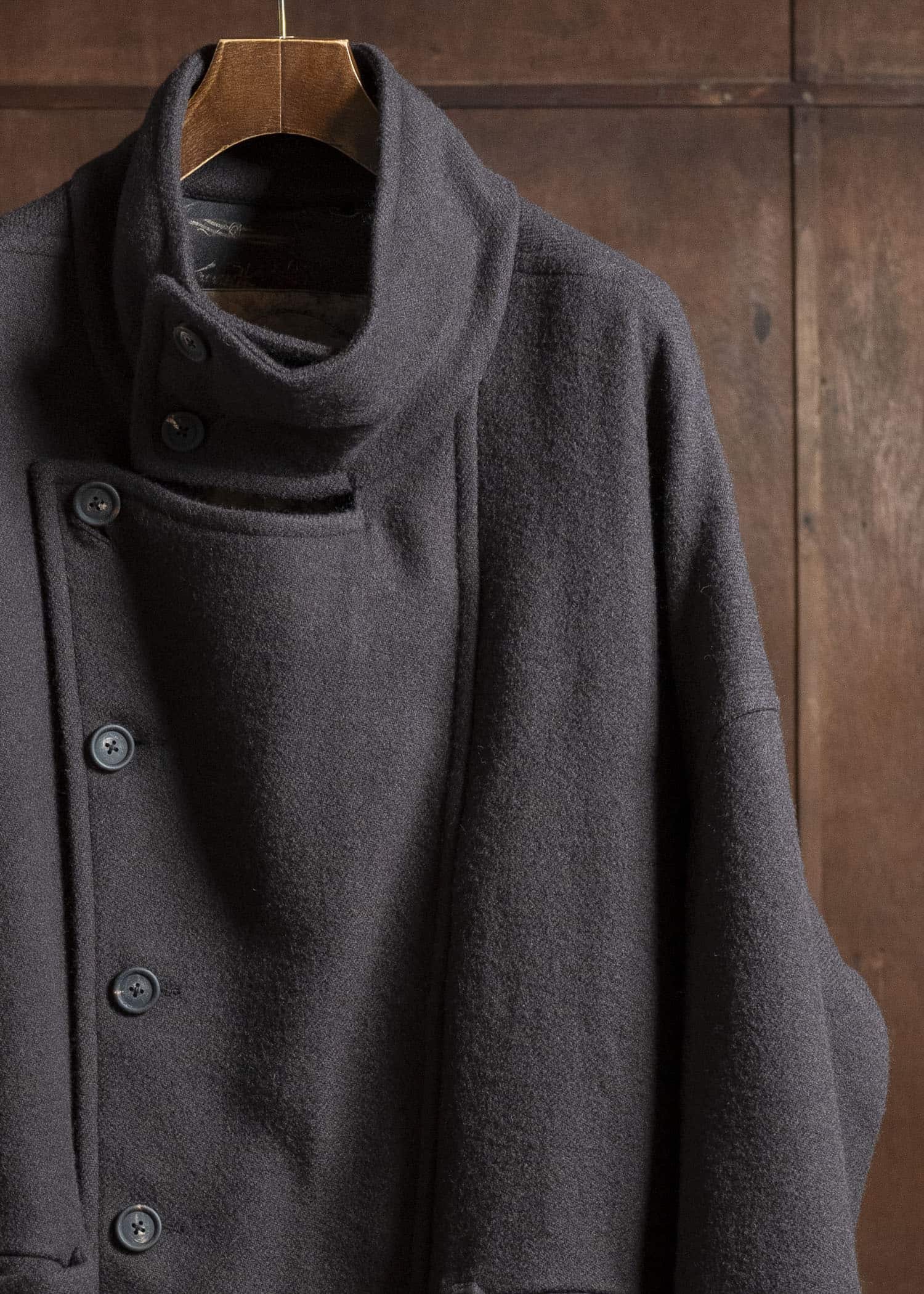 ZIGGY CHEN 0M2531109 STAND COLLAR SHORT COAT