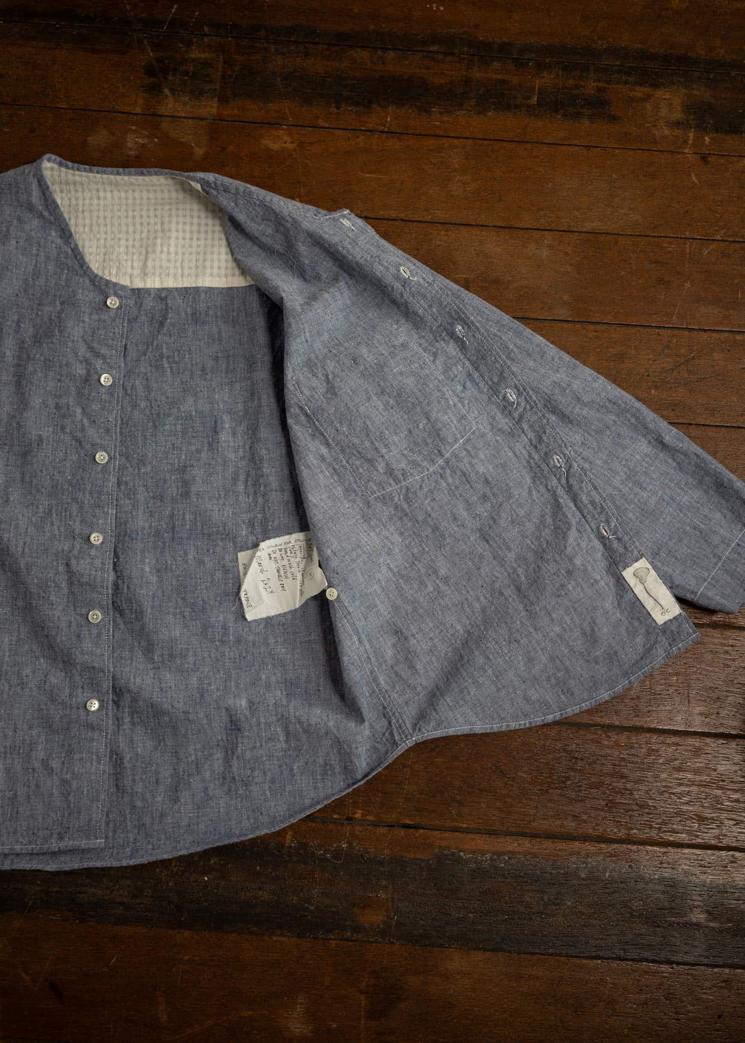 OLIVER CHURCH soft shirt (1950s60s chambray)