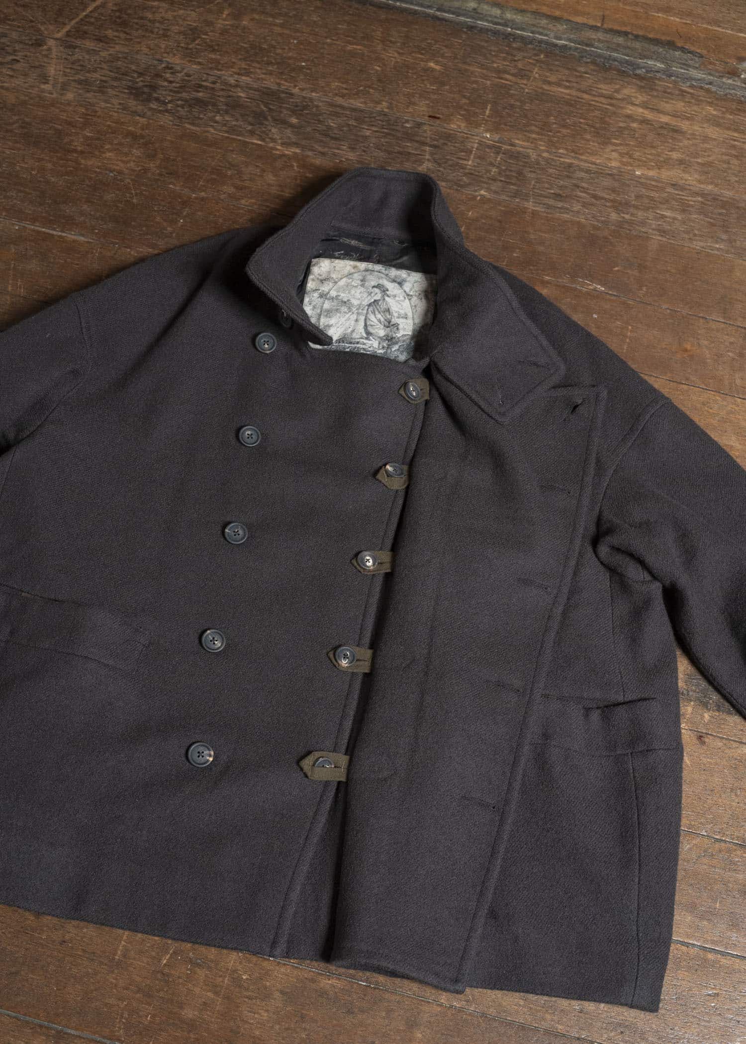 ZIGGY CHEN 0M2531109 STAND COLLAR SHORT COAT