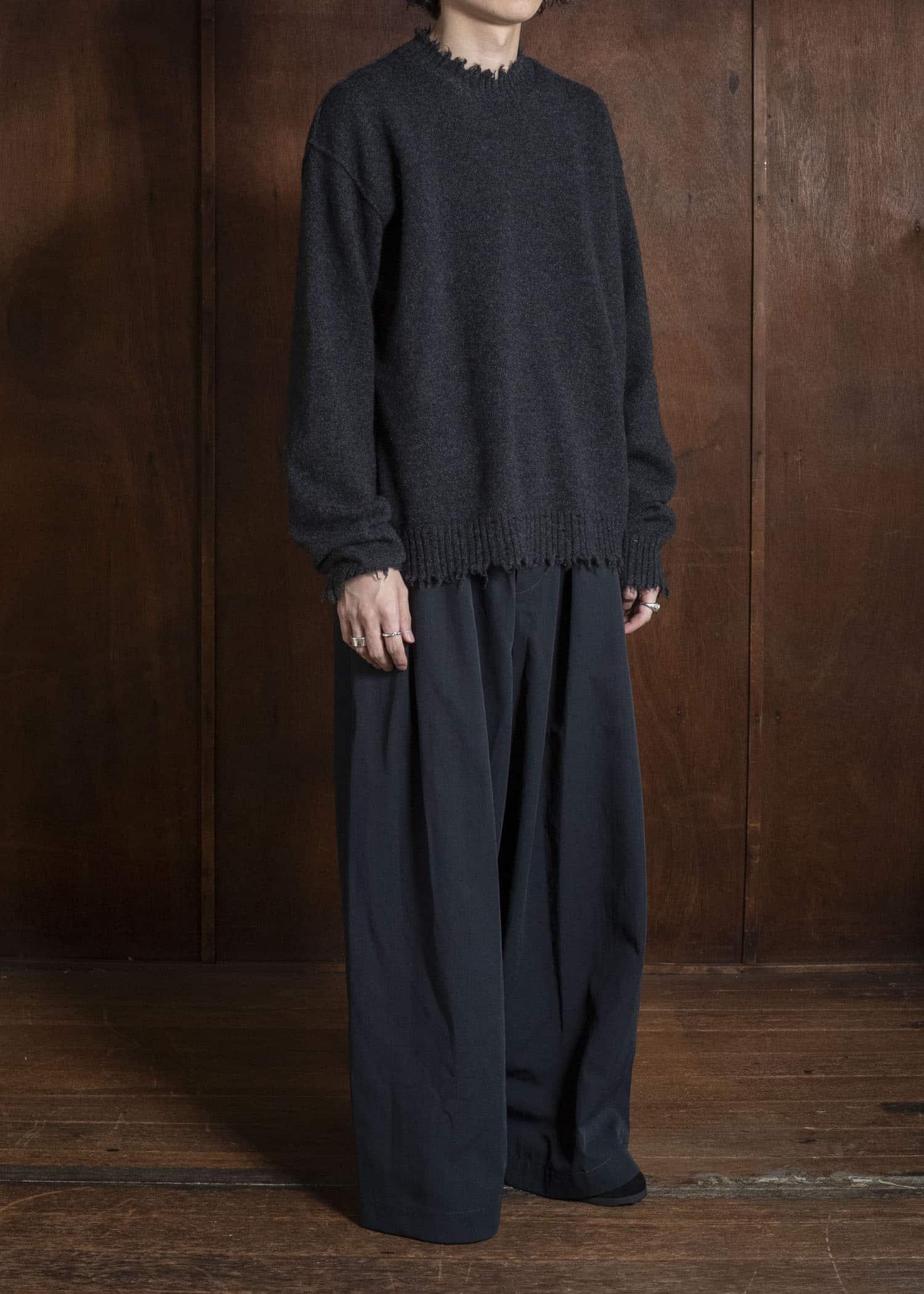 UMA WANG UM3500 POETIC PANTS uw033 - navy
