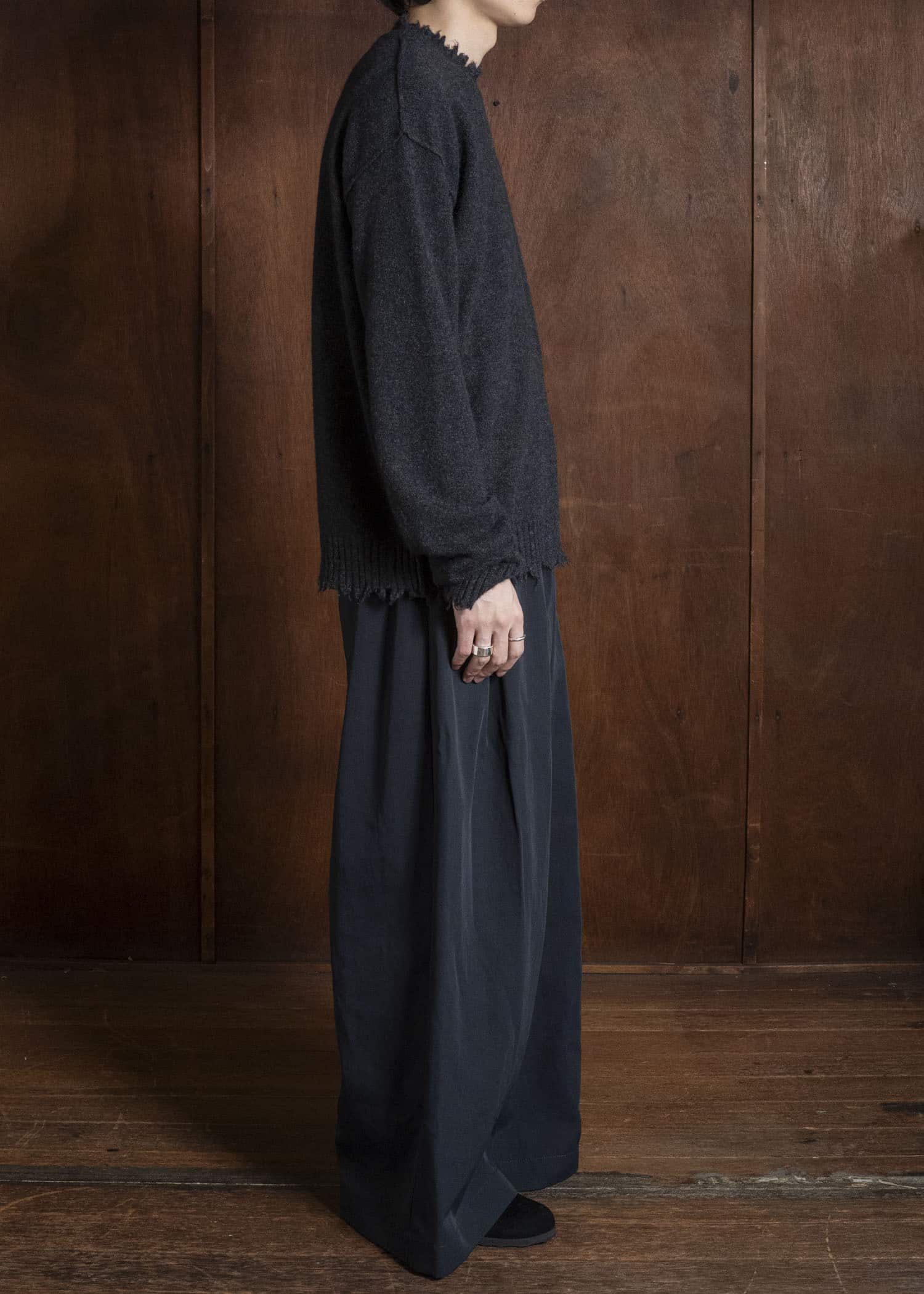 UMA WANG UM3500 POETIC PANTS uw033 - navy