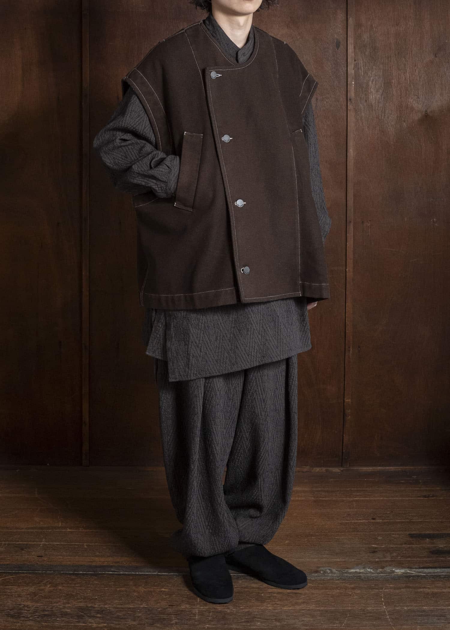 UMA WANG UM6568 JODEN JKT uw600 - brown