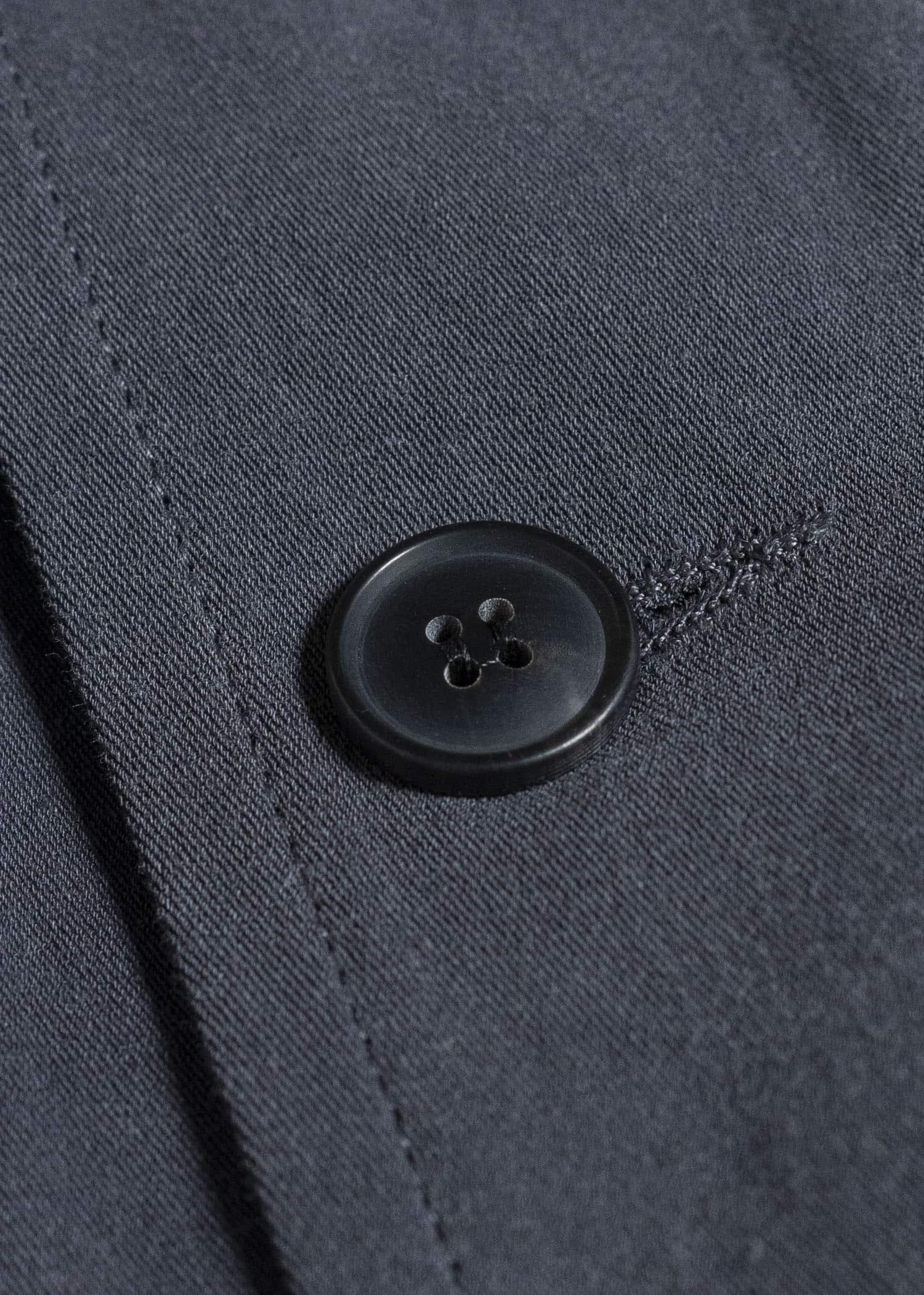 JAN-JAN VAN ESSCHE JACKET#65 HOODED JACKET WITH DOUBLE PATCH POCKETS, UNLINED Co Hemp Dense Twill | Logwood