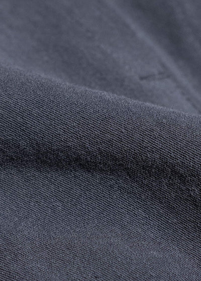 JAN-JAN VAN ESSCHE JACKET#65 HOODED JACKET WITH DOUBLE PATCH POCKETS, UNLINED Co Hemp Dense Twill | Logwood