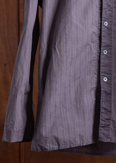 OLIVER CHURCH Open Collar Shirt Hand-dyed