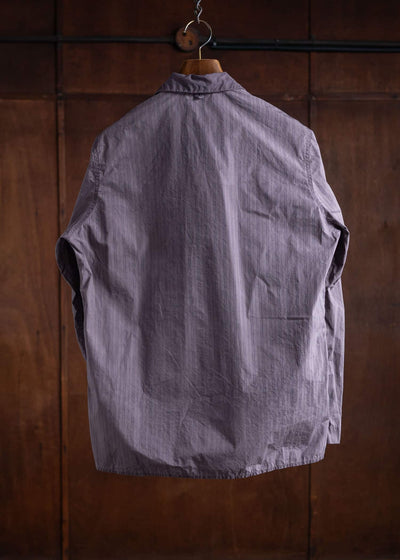 OLIVER CHURCH Open Collar Shirt Hand-dyed