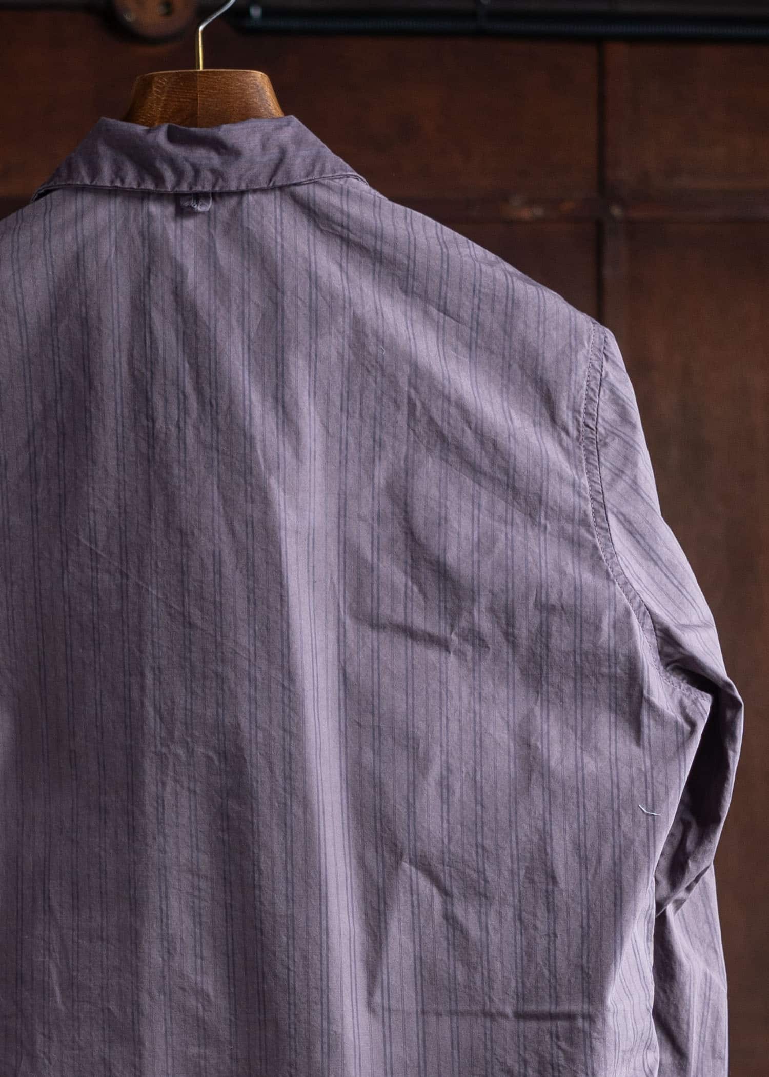 OLIVER CHURCH Open Collar Shirt Hand-dyed