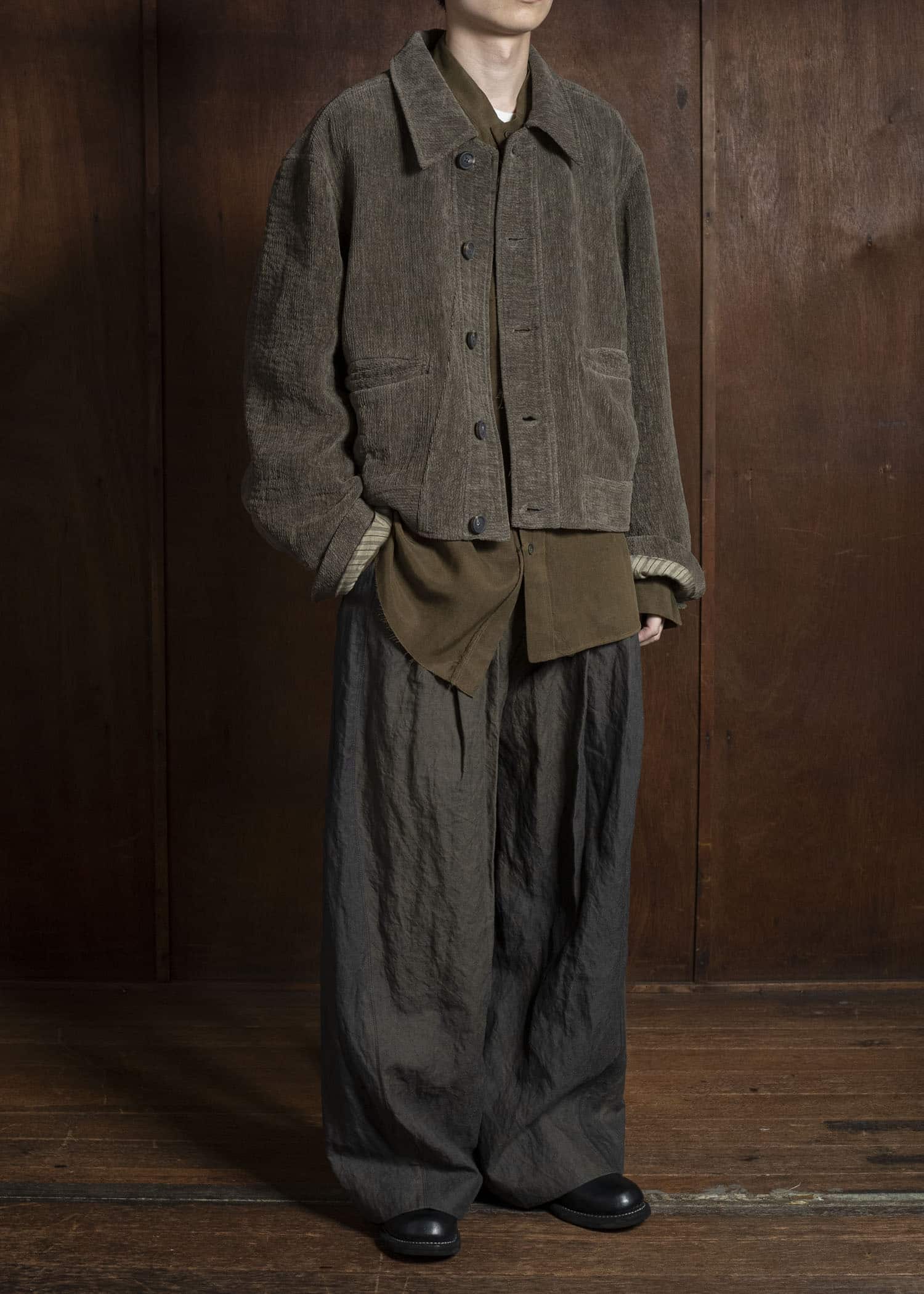 ZIGGY CHEN 0M2530540 WIDE-LEG TROUSERS 03