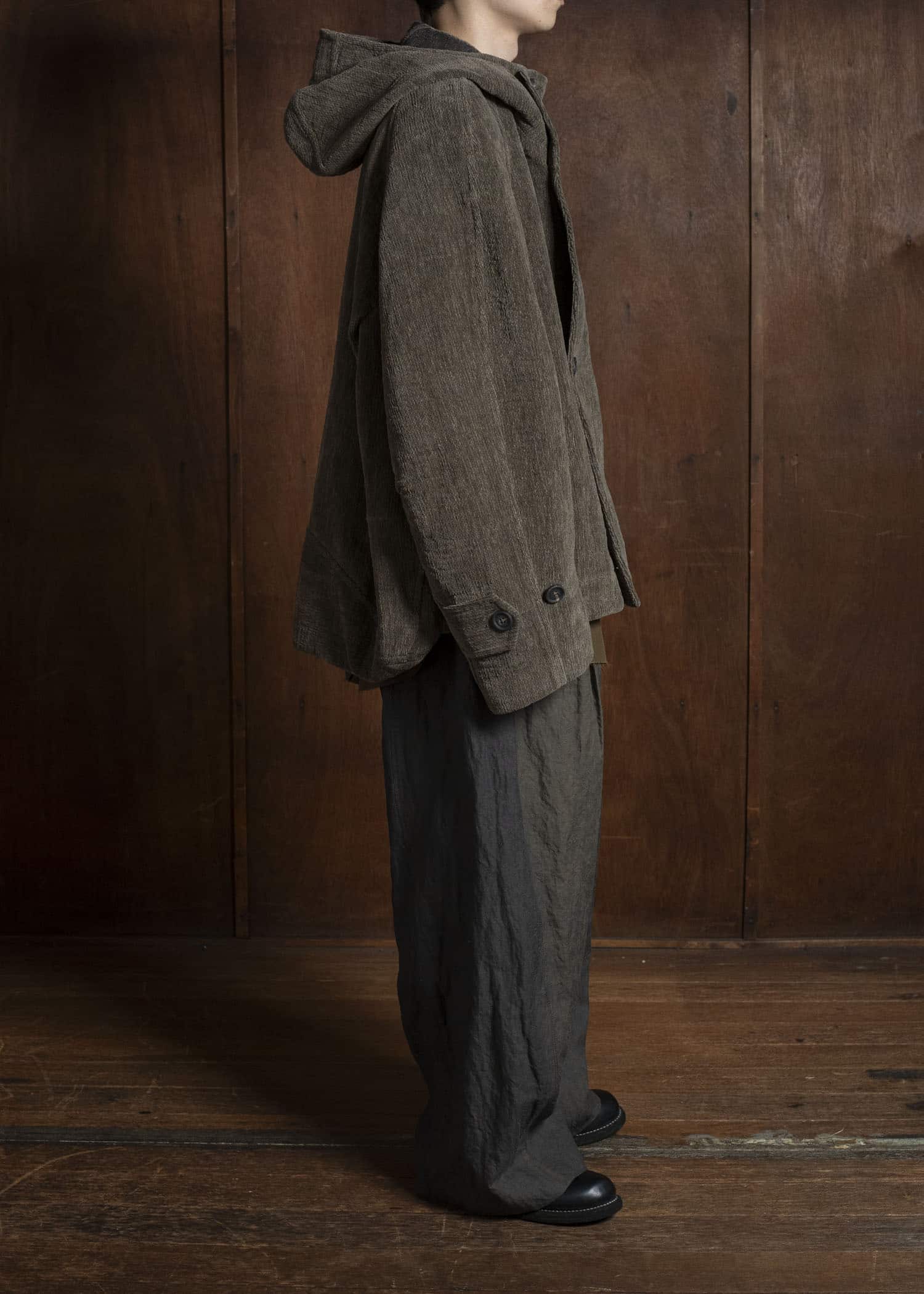 ZIGGY CHEN 0M2531105 CHENILLE CLOTH PARKA 81