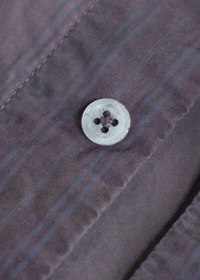 OLIVER CHURCH Open Collar Shirt Hand-dyed