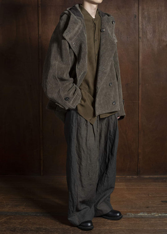 ZIGGY CHEN 0M2531105 CHENILLE CLOTH PARKA 81