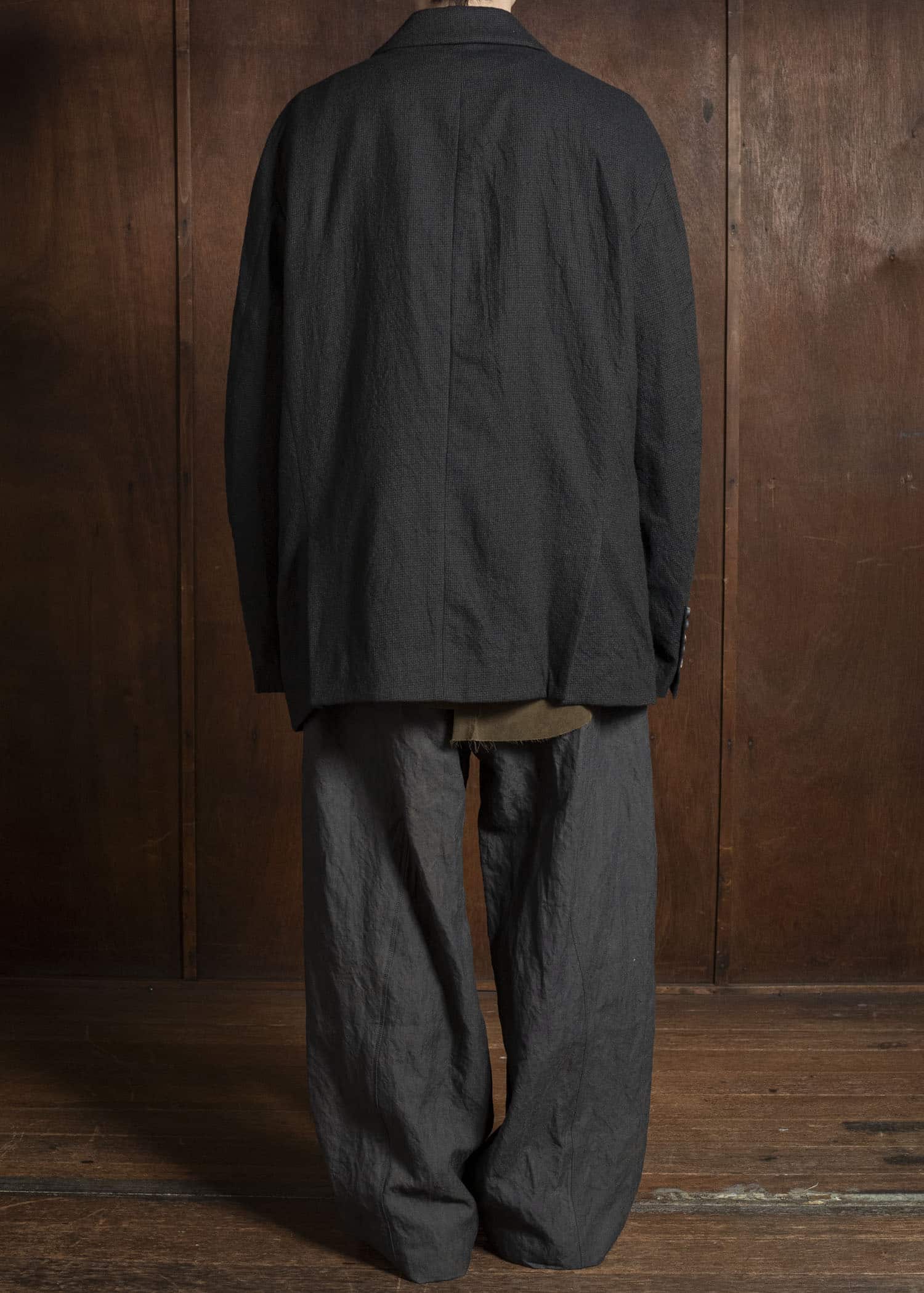 ZIGGY CHEN 0M2530931 GINGHAM THREE BUTTON BLAZER 55