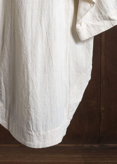 Gathering Textiles Farmer Shirt(Curved) Handloom Kala Cotton FAS03-KC-CR