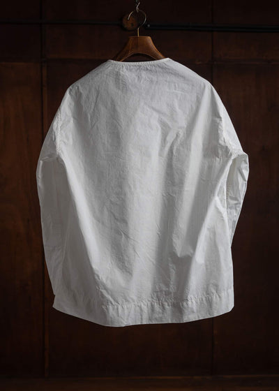 OLIVER CHURCH Soft TShirt L/S Italian Poplin