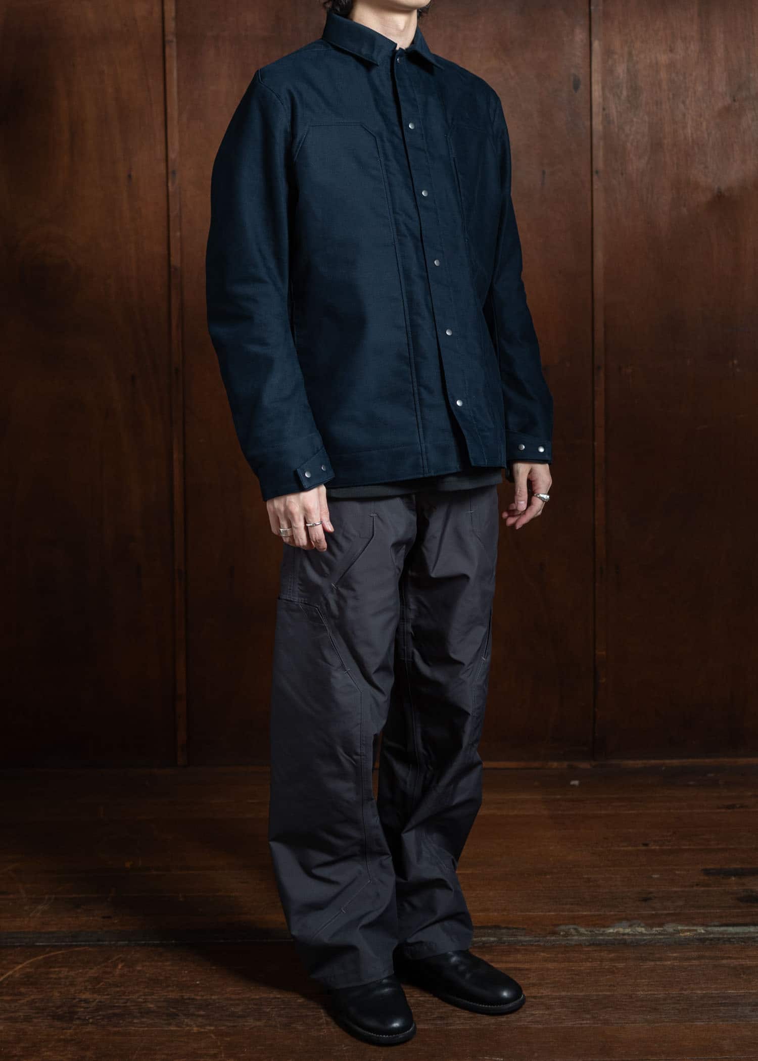 OPPOSE DUALITY ６Pocket Panel Moleskin Work Jacket(V.O.F限定) Navy OD1003JKT-24AW