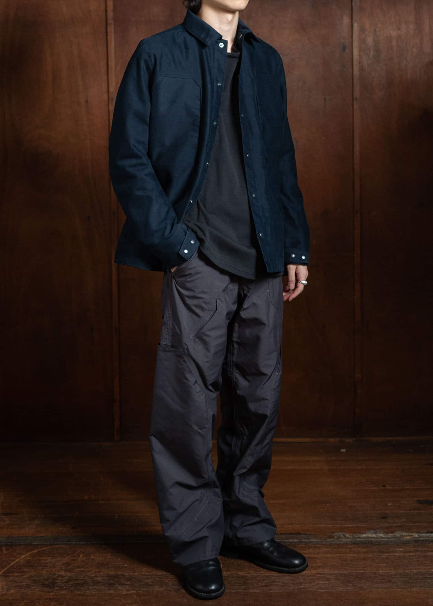 OPPOSE DUALITY ６Pocket Panel Moleskin Work Jacket(V.O.F限定) Navy OD1003JKT-24AW