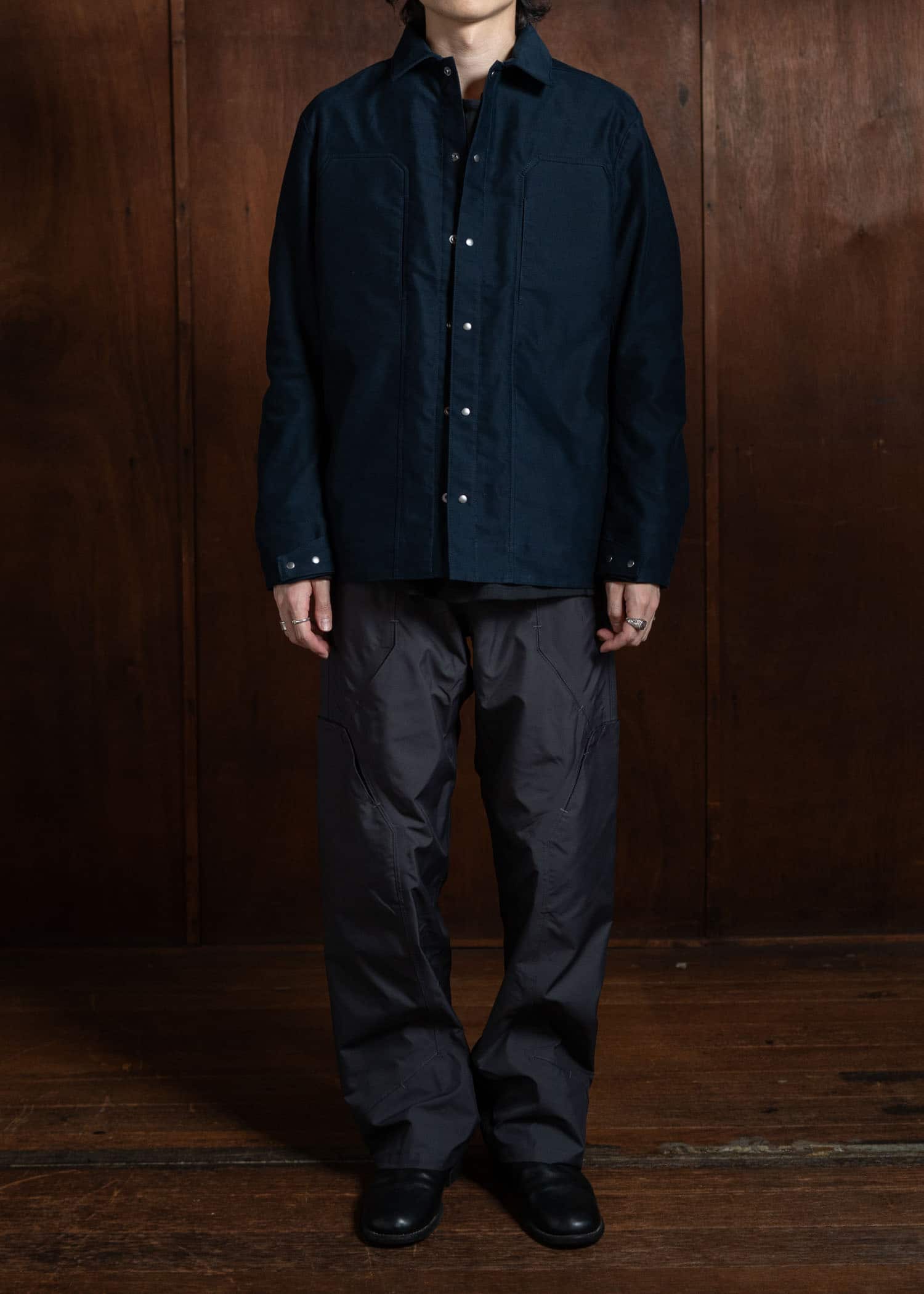 OPPOSE DUALITY ６Pocket Panel Moleskin Work Jacket(V.O.F限定) Navy OD1003JKT-24AW