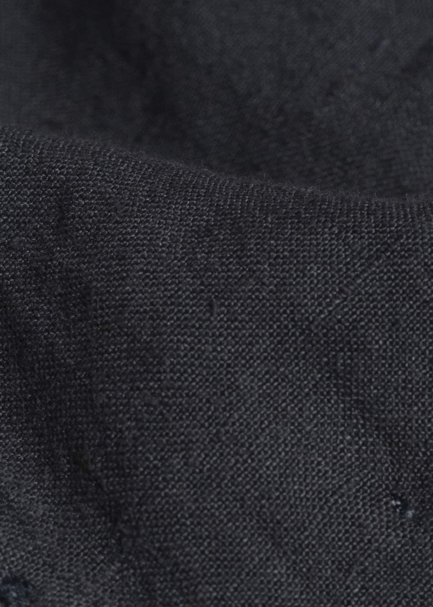 Gathering Textiles Farmer Dress Japanese Stone Washed Linen , Unlined FAD01-LI-BK