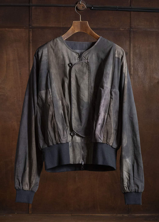 Gathering Textiles Roly Poly Jacket Hand Painted Organic Cotton Poplin , Double Gauze Lining RPJ01-CP-DM