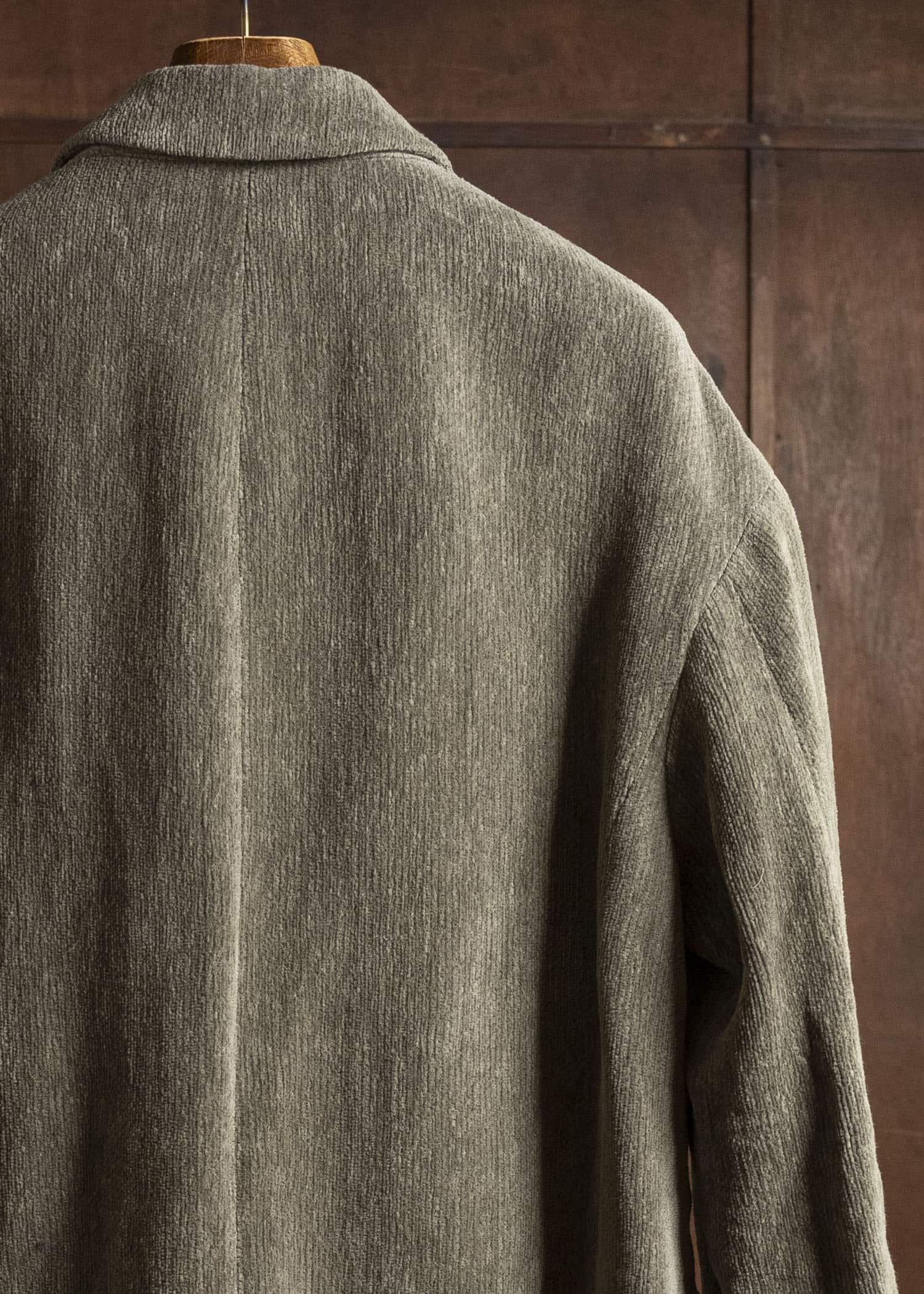 ZIGGY CHEN 0M2531106 CHENILLE CLOTH DOUBLE-BREASTED LONG COAT 82