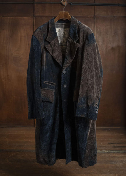 ZIGGY CHEN 0M2531102 VELVET LONG COAT 25