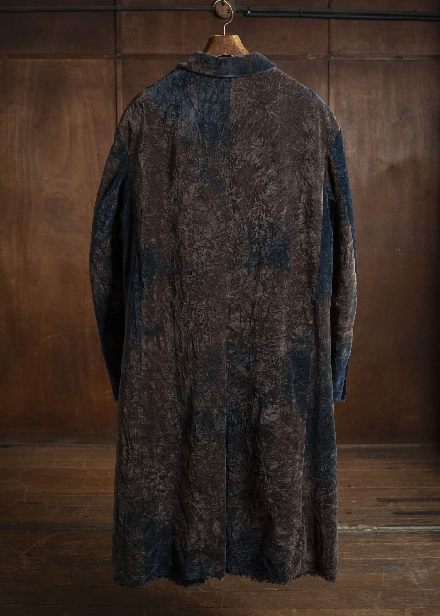 ZIGGY CHEN 0M2531102 VELVET LONG COAT 25