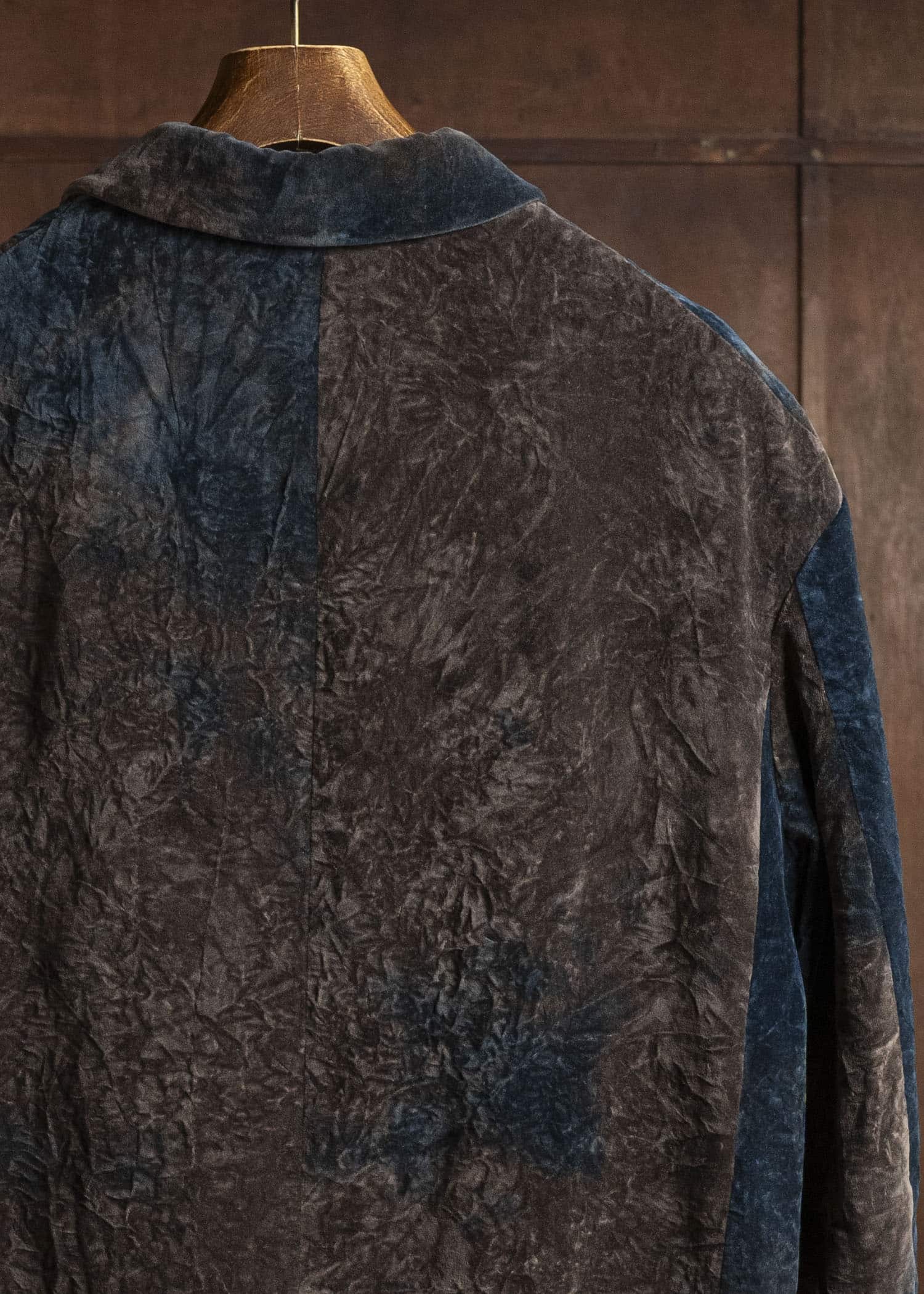 ZIGGY CHEN 0M2531102 VELVET LONG COAT 25