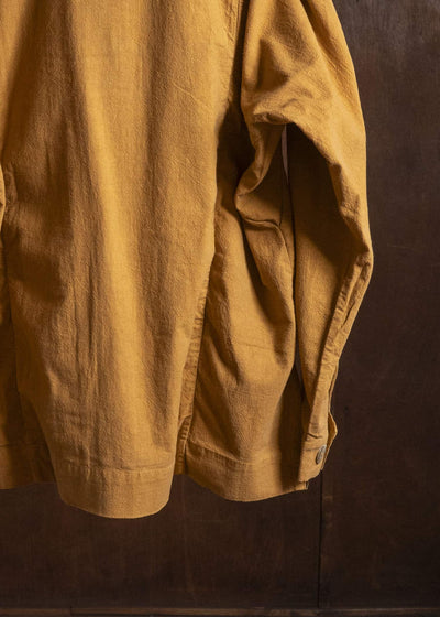 Gathering Textiles Farmer Jacket Power Loom Crimped Cotton , Unlined FAJ02-CC-OR