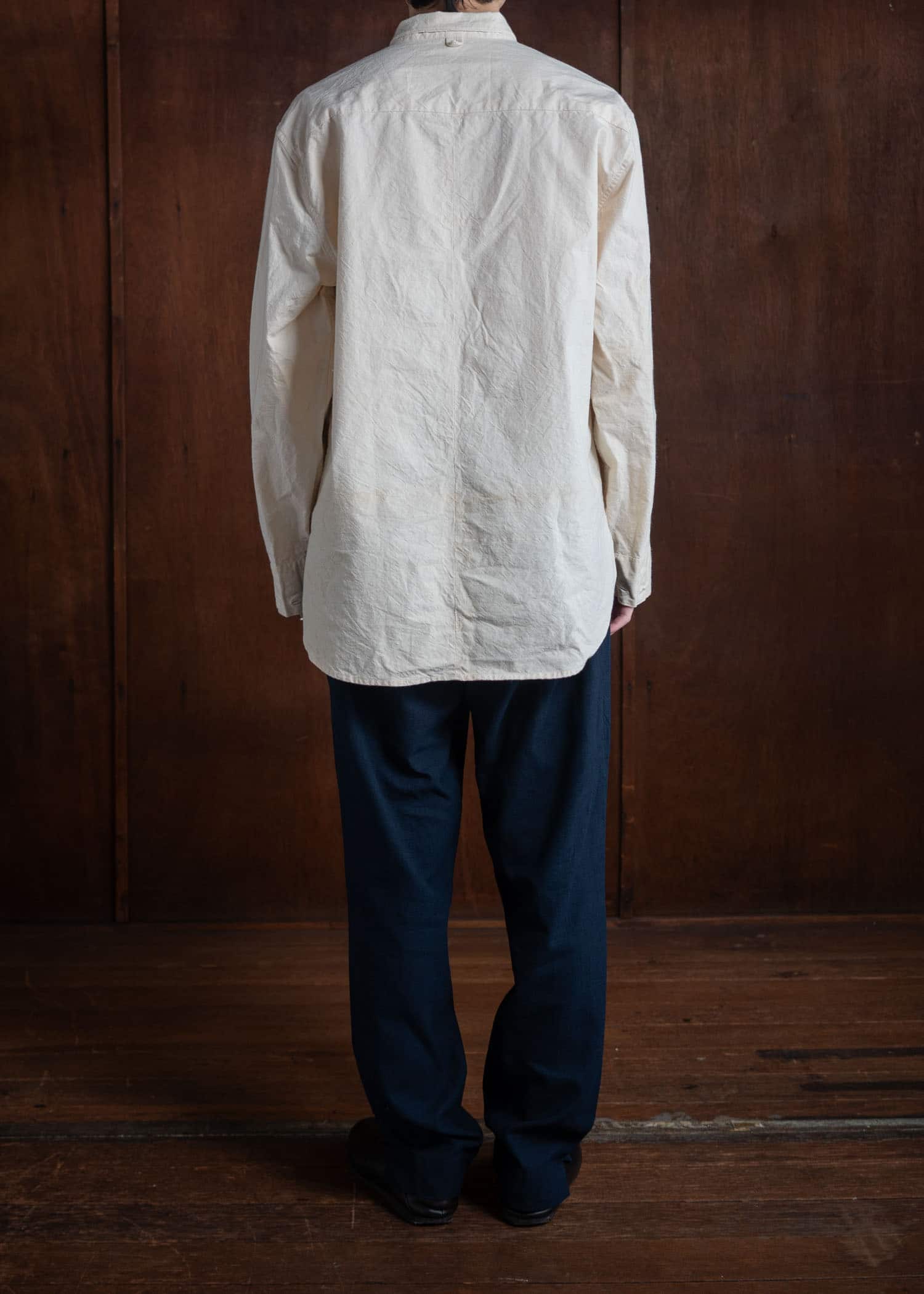 OLIVER CHURCH 3/4 Over Shirt Vintage/Antique Cotton/Linen