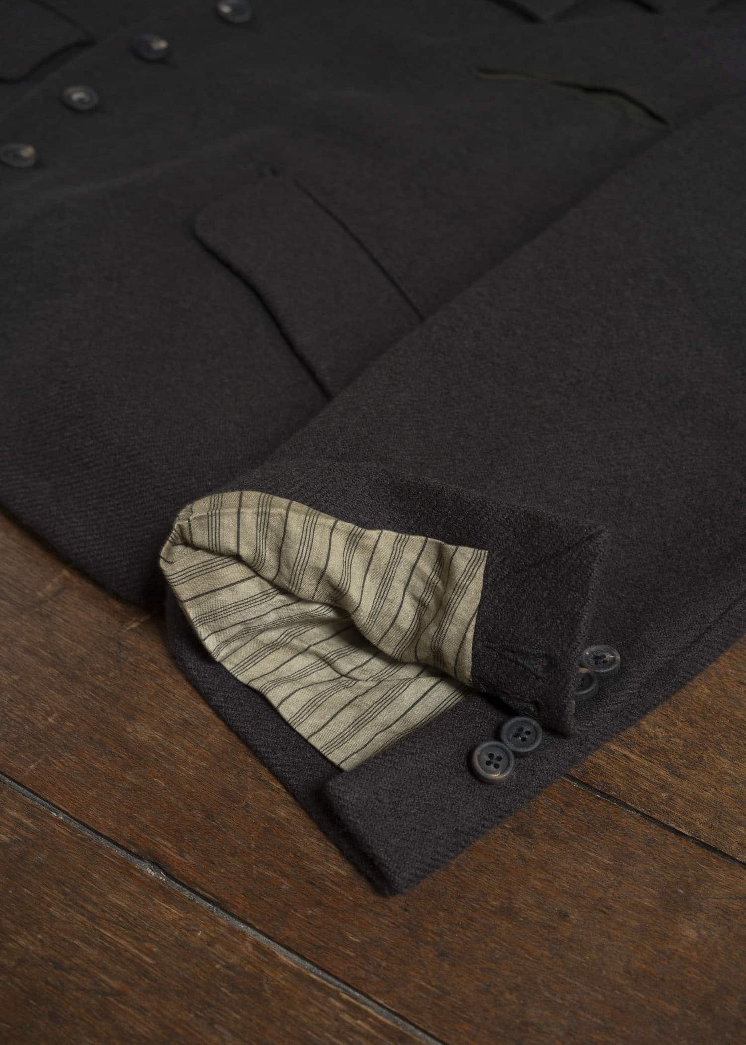 ZIGGY CHEN 0W2530903 ASYMMETRIC SPREAD COLLAR JACKET 3