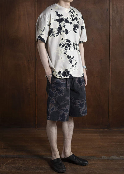 SUZUSAN Cotton Jersey Short Sleeve T-Shirt 2073C-010-Black - Grge